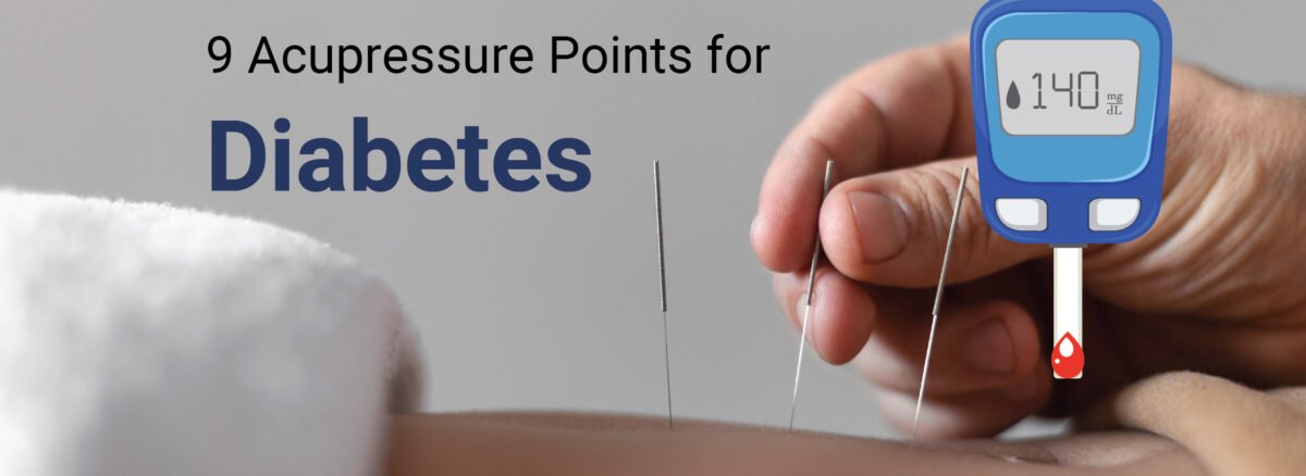 9 acupressure points for managing diabetes
