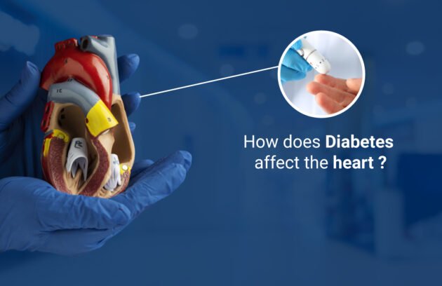 How does Diabetes affect the heart