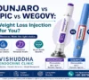 Comparison of Mounjaro, Ozempic and Wegovy for weight management