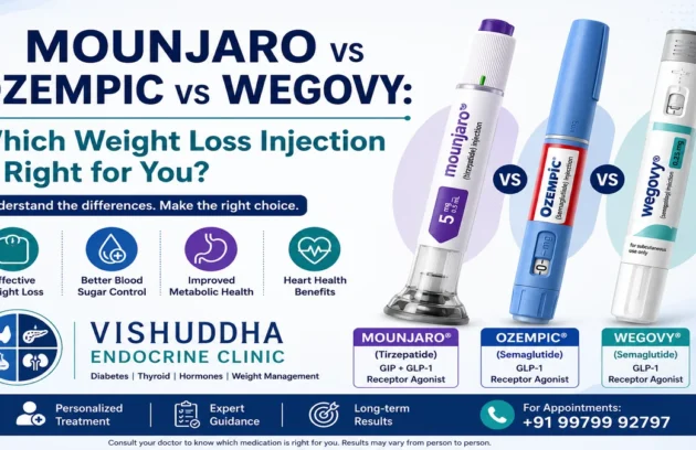 Comparison of Mounjaro, Ozempic and Wegovy for weight management